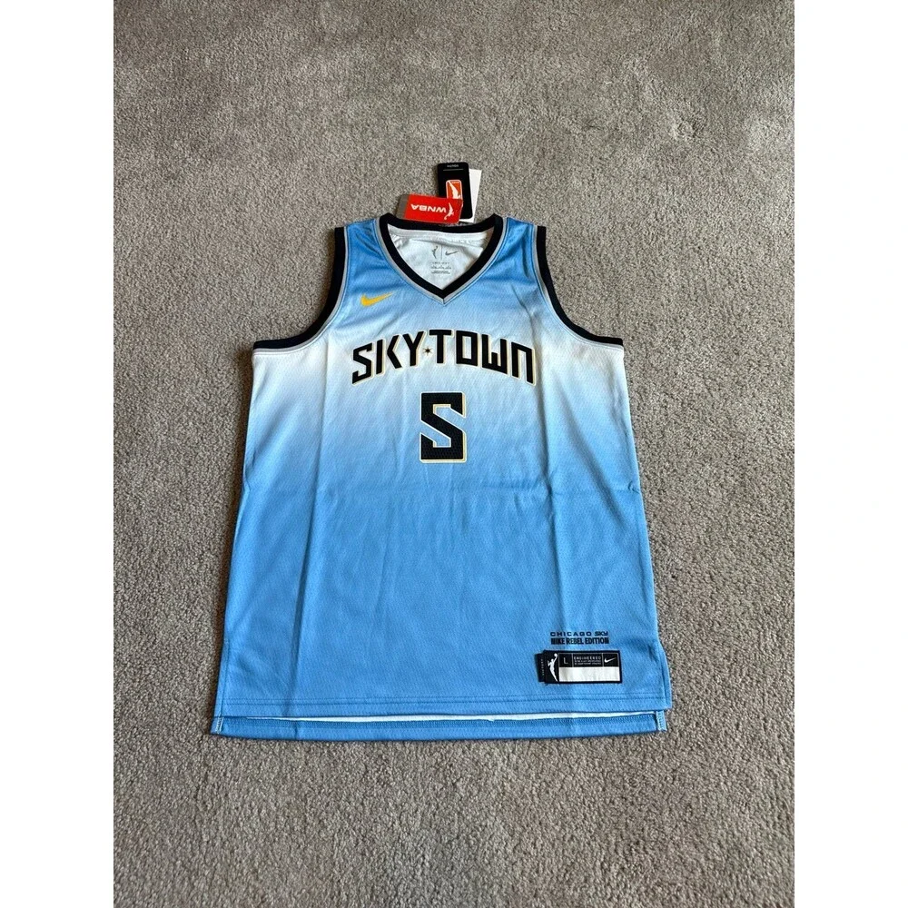 Angel Reese Chicago Sky Nike Youth NWT WNBA Jersey Size Large